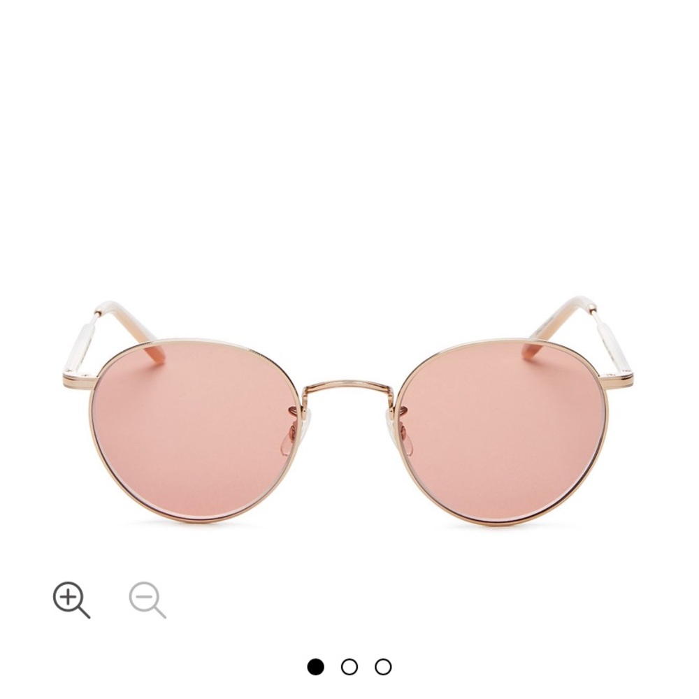 Garret Leight Wilson round sunglasses